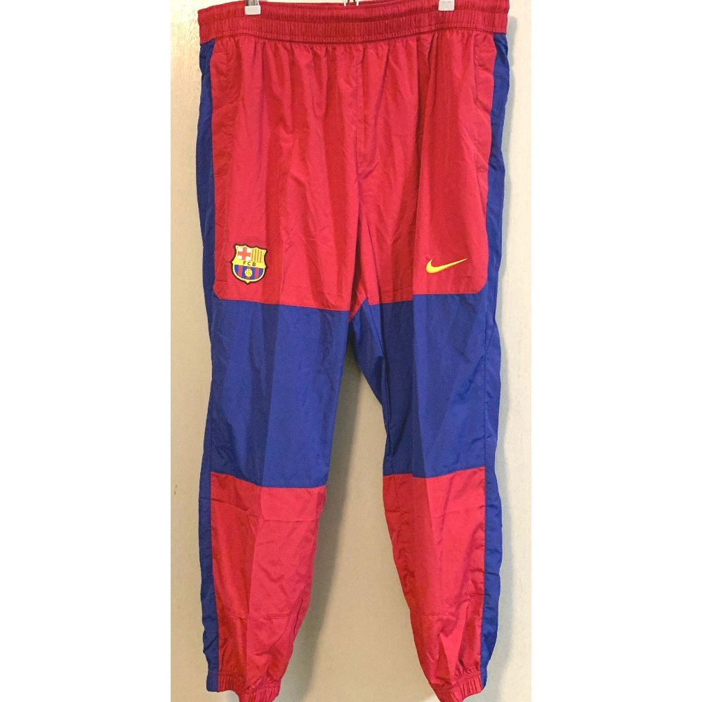 NIKE FC BARCELONA WOVEN SOCCER PANTS NWT. XXL